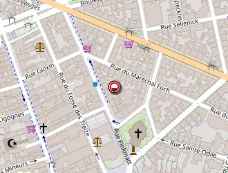 Carte de Derisoud à Strasbourg