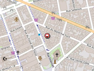 Carte de Le Gourrier Laurence à Strasbourg