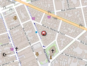 Carte de Pressing La Colombe à Strasbourg