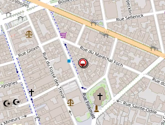 Carte de Schott Philatelie à Strasbourg