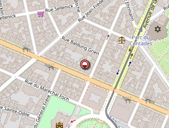 Carte de Scharf Promotions à Strasbourg