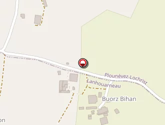 Carte de Charles Alain à Lanhouarneau