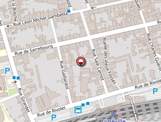 Carte de Cadochic à Lunéville