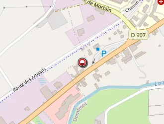 Carte de Hôtel La Campagnette à Domfront