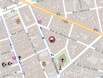 Carte de A L'alsacien à Strasbourg