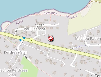 Carte de Kermaidic Mathieu à Landéda