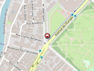 Carte de Gocur Nicolas à Strasbourg