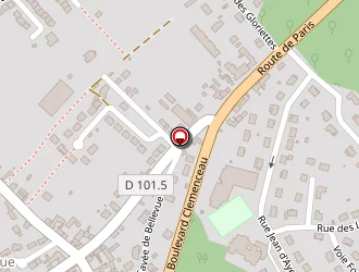 Carte de La Poste à Maintenon