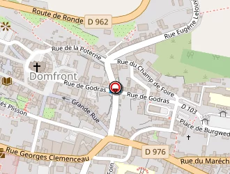 Carte de Mma Hugues Viallet Général à Domfront