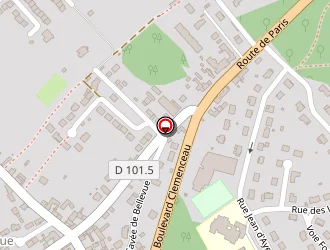 Carte de Halte Garderie à Maintenon