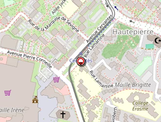 Carte de Ecole Brigitte à Strasbourg