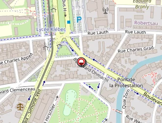 Carte de Malakoff Mederic à Strasbourg