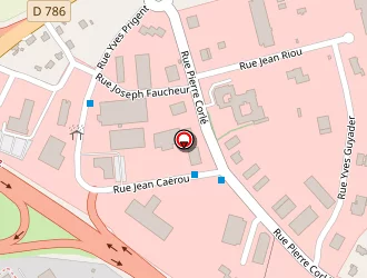 Carte de La Laborieuse à Morlaix