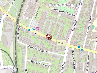 Carte de Ott Marc à Strasbourg