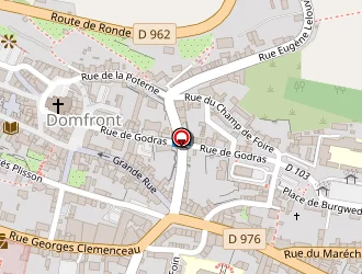 Carte de Conseil Général à Domfront