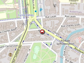 Carte de Au Singe Bleu à Strasbourg