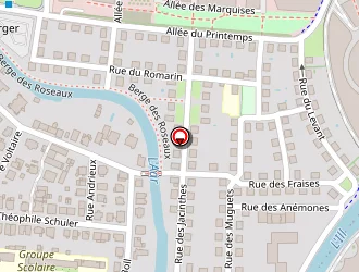 Carte de Supermarché Coop à Strasbourg