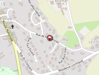 Carte de Danielou Peinture à Taulé