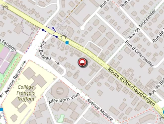 Carte de Barlas Bilal à Strasbourg