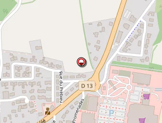 Carte de Mil N Hair à Matignon