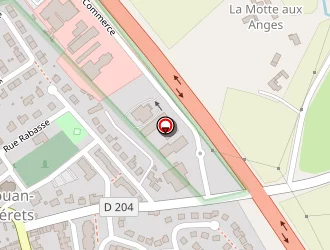 Carte de L'institut à Saint-jouan-des-guérets