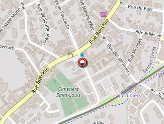 Carte de Ligue D'alsace De Golf à Strasbourg