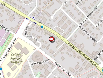 Carte de Pro Chape Carrelage à Strasbourg