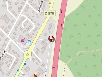 Carte de Institut Rosée Dor à Richardménil