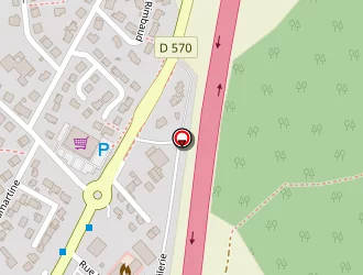 Carte de Dia à Richardménil