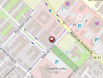 Carte de Martin Hervé à Strasbourg