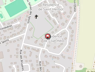 Carte de Maison De Retraite à Taulé