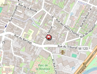 Carte de La Presqu Ile Cedri à Schiltigheim