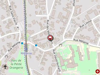 Carte de Médiathèque Robertsau à Strasbourg