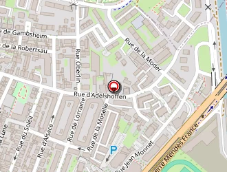 Carte de Actua à Schiltigheim