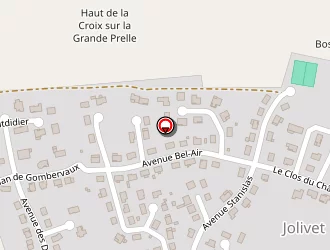 Carte de Terrains De Tennis à Jolivet