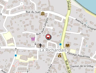 Carte de Lmnet à Richardais (la)