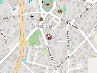 Carte de Cardinal Lionel à Plouider