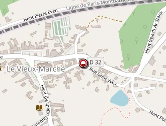 Carte de La Poste à Vieux-marché (le)