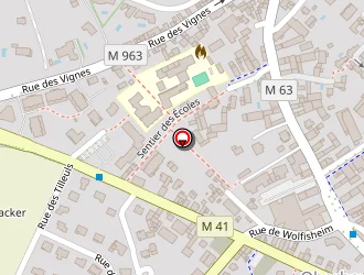 Carte de Presbytère Protestant à Oberhausbergen