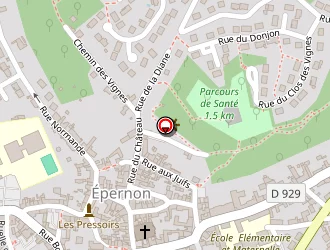 Carte de La Maison De La Presse à Épernon