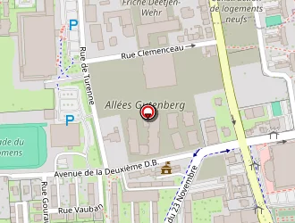 Carte de Institut Parapack à Schiltigheim