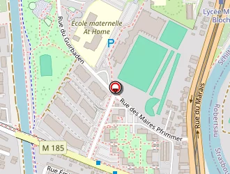 Carte de Supermarchés Match à Bischheim