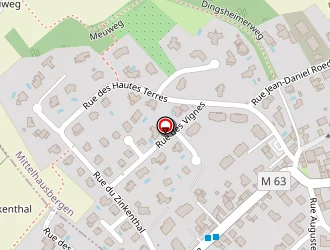 Carte de Maxi Pizza à Mittelhausbergen