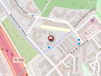 Carte de Optims à Courcouronnes