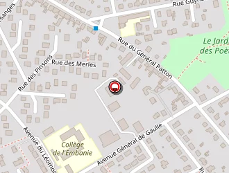 Carte de Gymnase De L'embanie à Dombasle-sur-meurthe