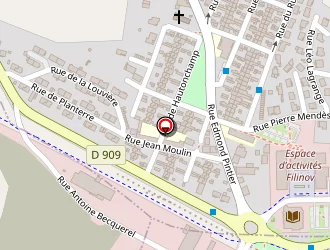 Carte de Les Césars à Chaligny