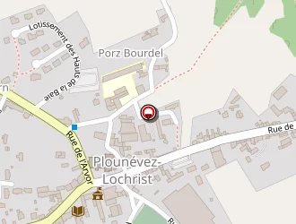 Carte de Ar Chuben à Plounévez-lochrist