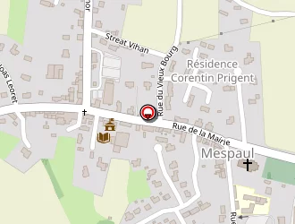 Carte de Creach Yves à Mespaul