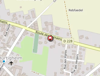 Carte de Million Noël à Hurtigheim