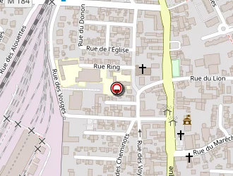 Carte de Pharmacie Du Parc à Bischheim